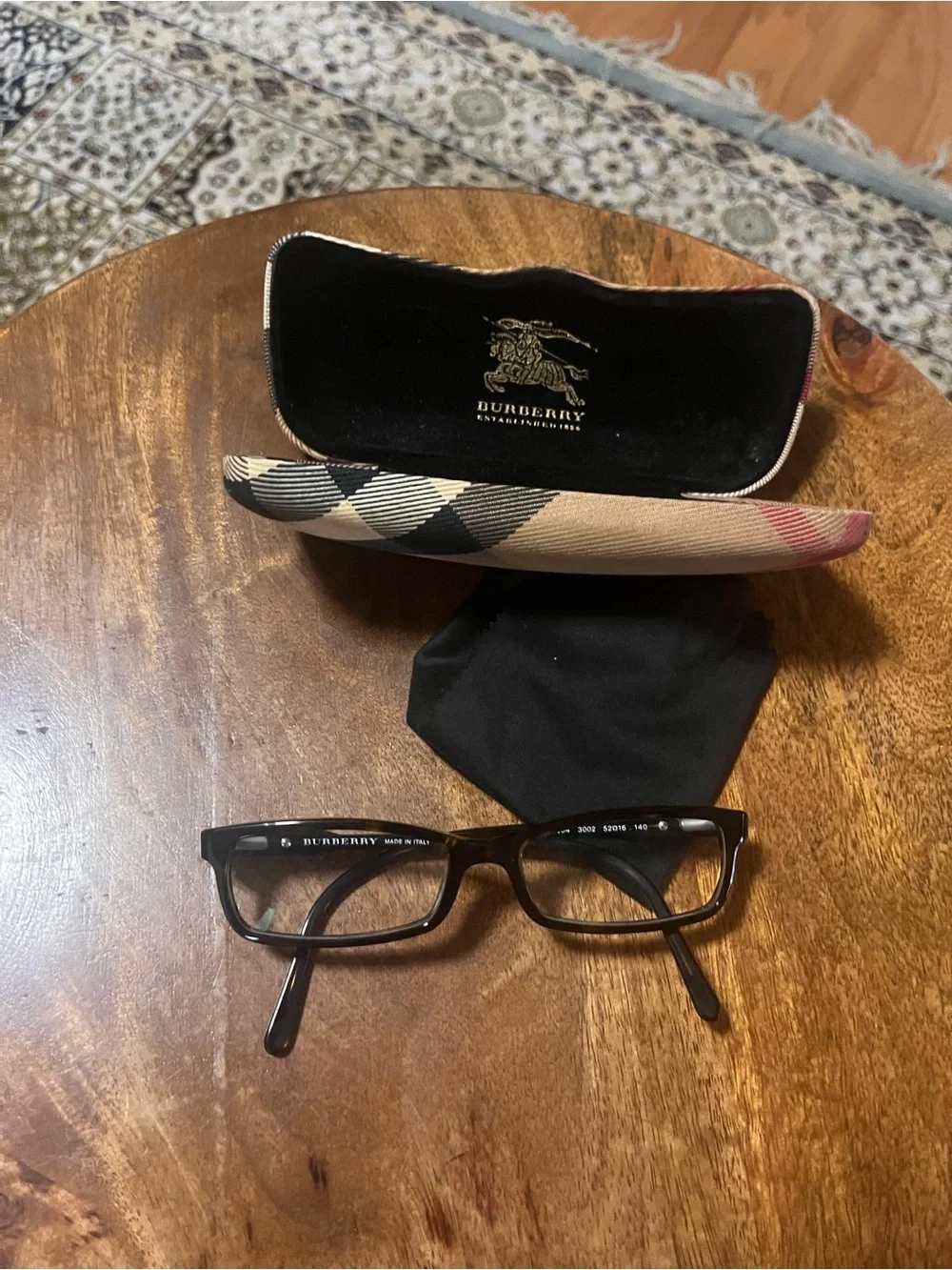 Burberry Brown Tortoiseshell Women's Eyeglasses